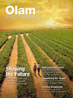 Annual Report 2012: Shaping the Future, Olam.
