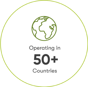 Operating in 50+ Countries